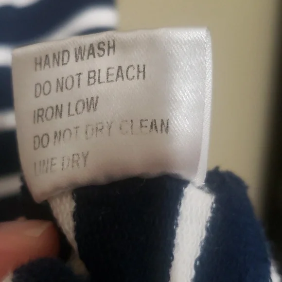 DOUBLEHOOD Blue White hoodie with knot detail - Picture 10 of 10